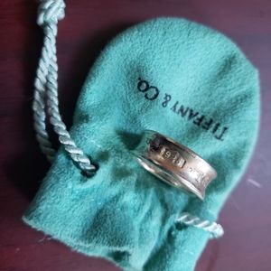 Tiffany & Co Sterling Silver 1837 Ring size 5